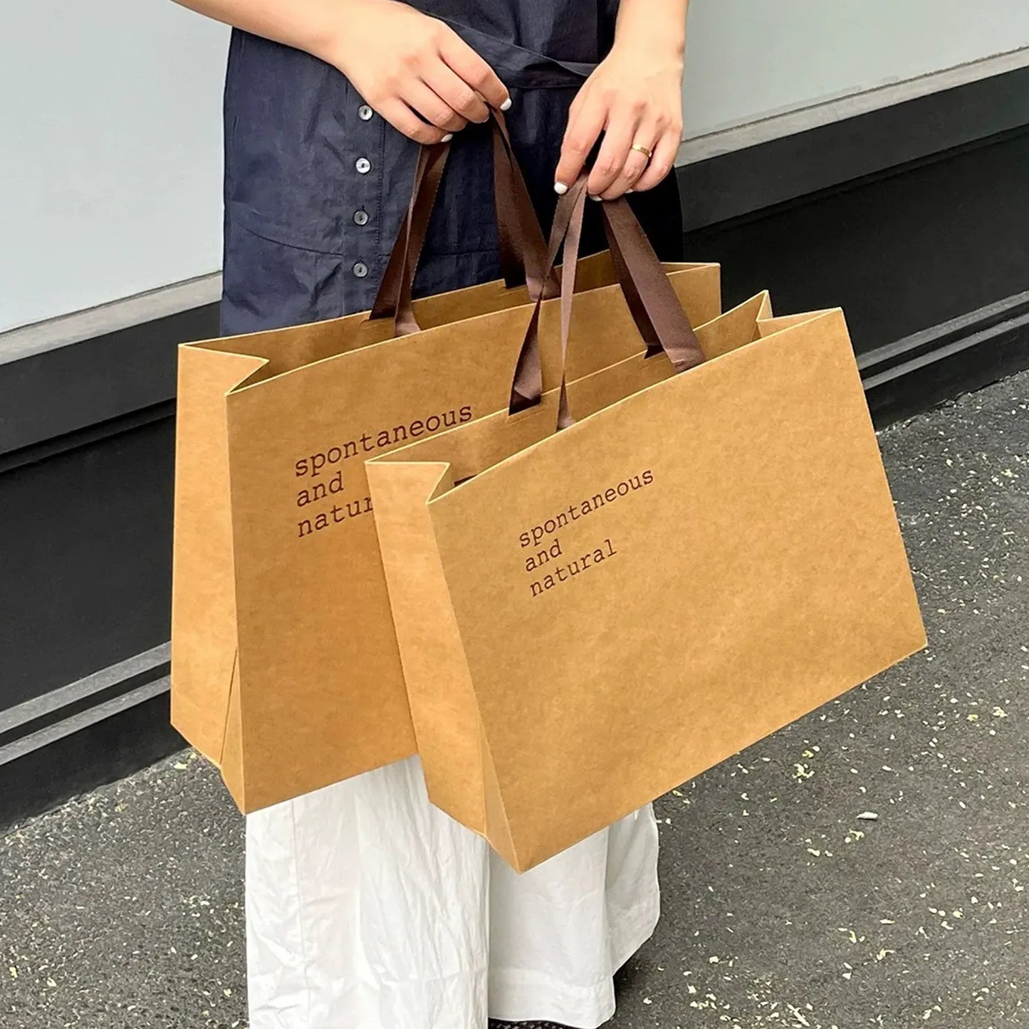 Custom Kraft Paper Shopping Bag