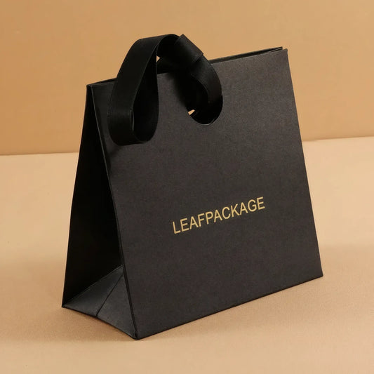 Custom Printed Ribbon Handle Gift Bag