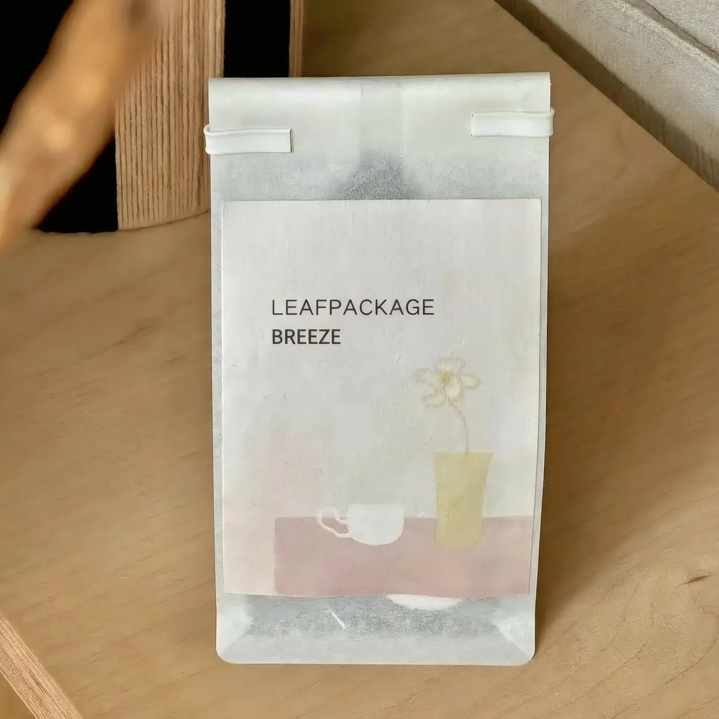 Custom Tissue Paper Tin Tie Coffee Bags