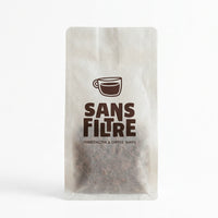 Custom Vertical Tissue Paper Coffee Bag