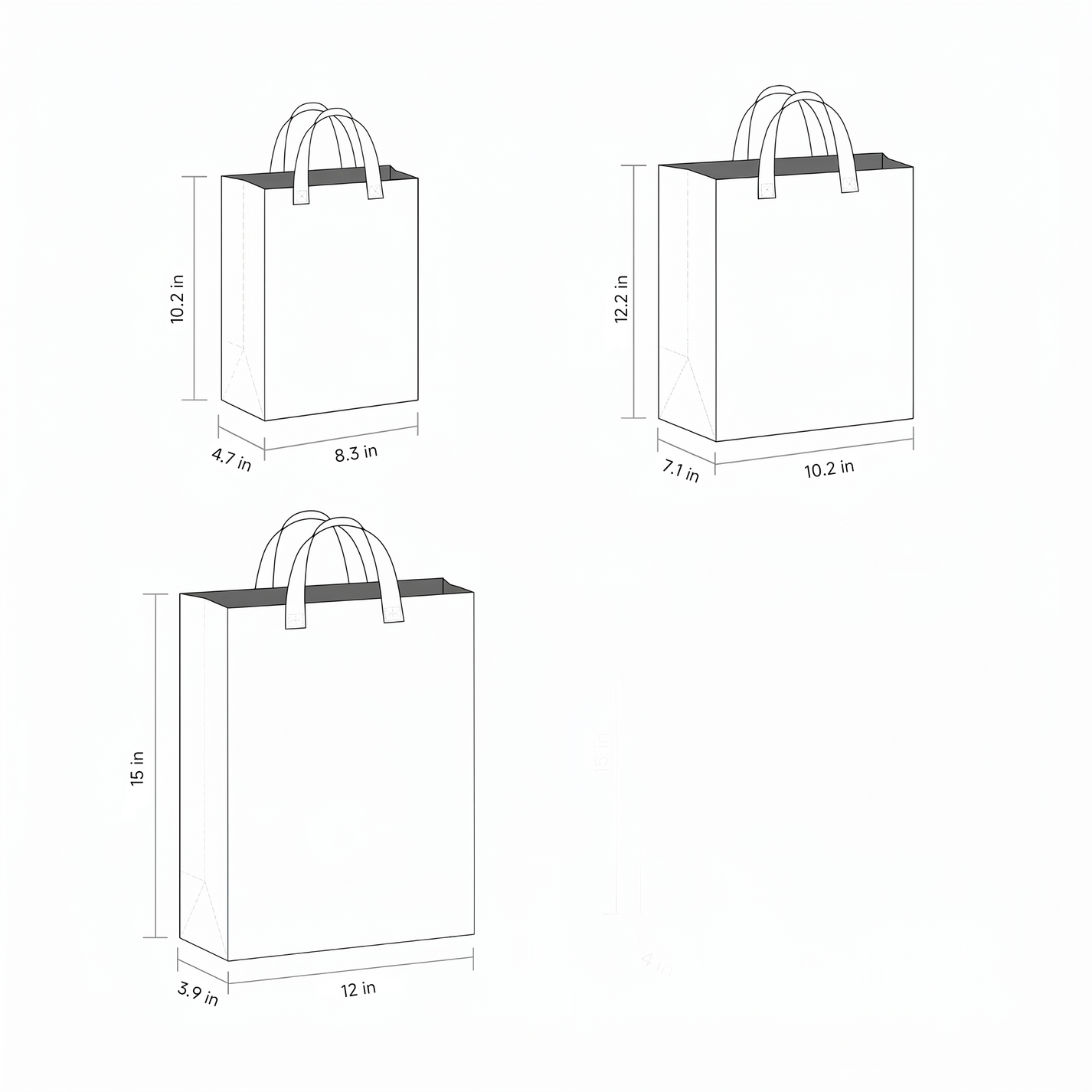 Custom Reusable Grocery Waterproof Tote Bag