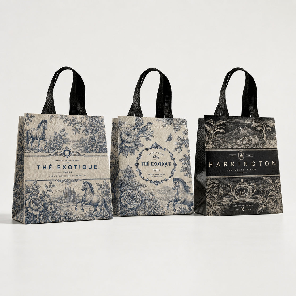 Custom Reusable Grocery Waterproof Tote Bag