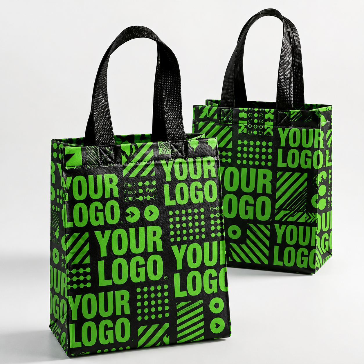 Custom Reusable Grocery Waterproof Tote Bag