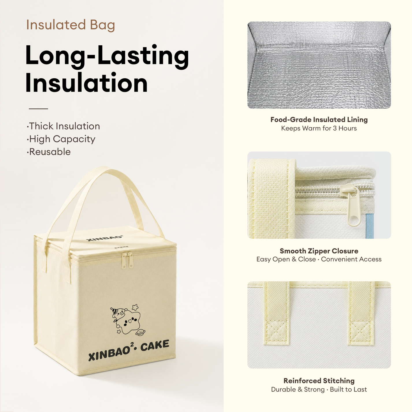 Custom Logo Thermal Cooler Bag