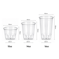 Custom Recyclable Plastic Cat Paw Cups with Logo