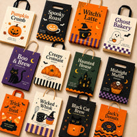 Custom Kraft Paper Takeout Bags with Handles
