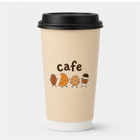 22oz Custom Recyclable Paper Coffee Cups