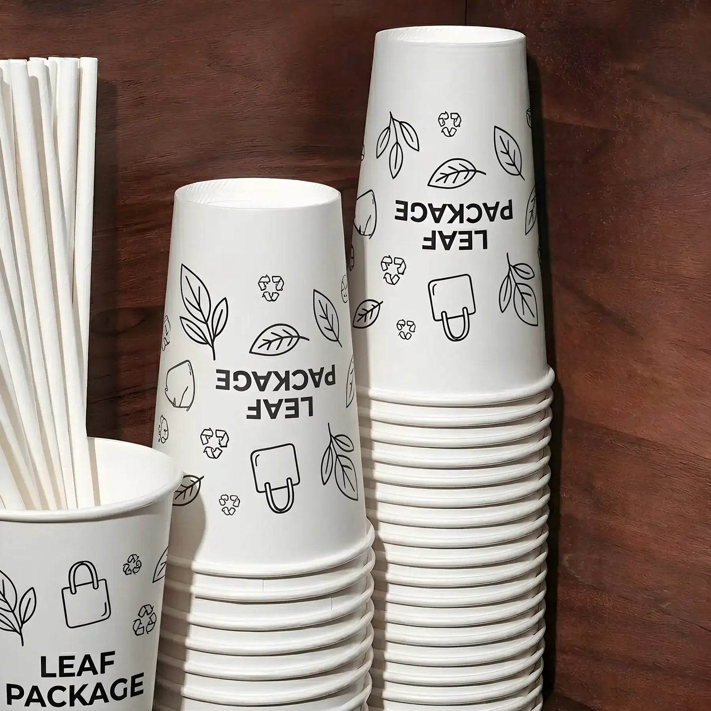 22oz Custom Printed Single Wall Coffee Cups