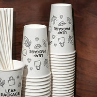 22oz Custom Printed Single Wall Coffee Cups