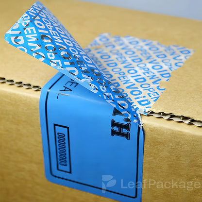 Custom Peel-Off Tamper Evident QR Code Labels