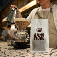 Custom Vertical Tissue Paper Coffee Bag
