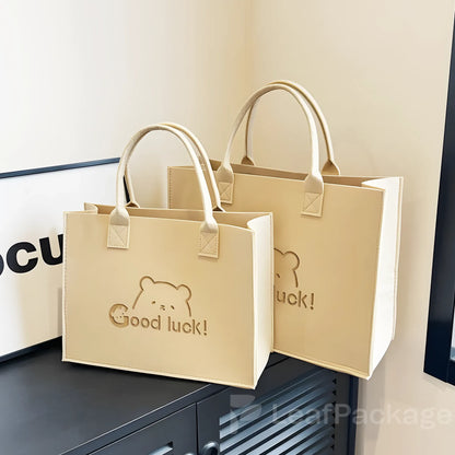 Personalized Felt Handbag