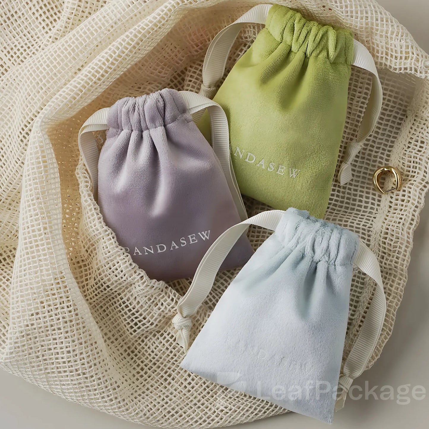 Custom Velvet Drawstring Bag