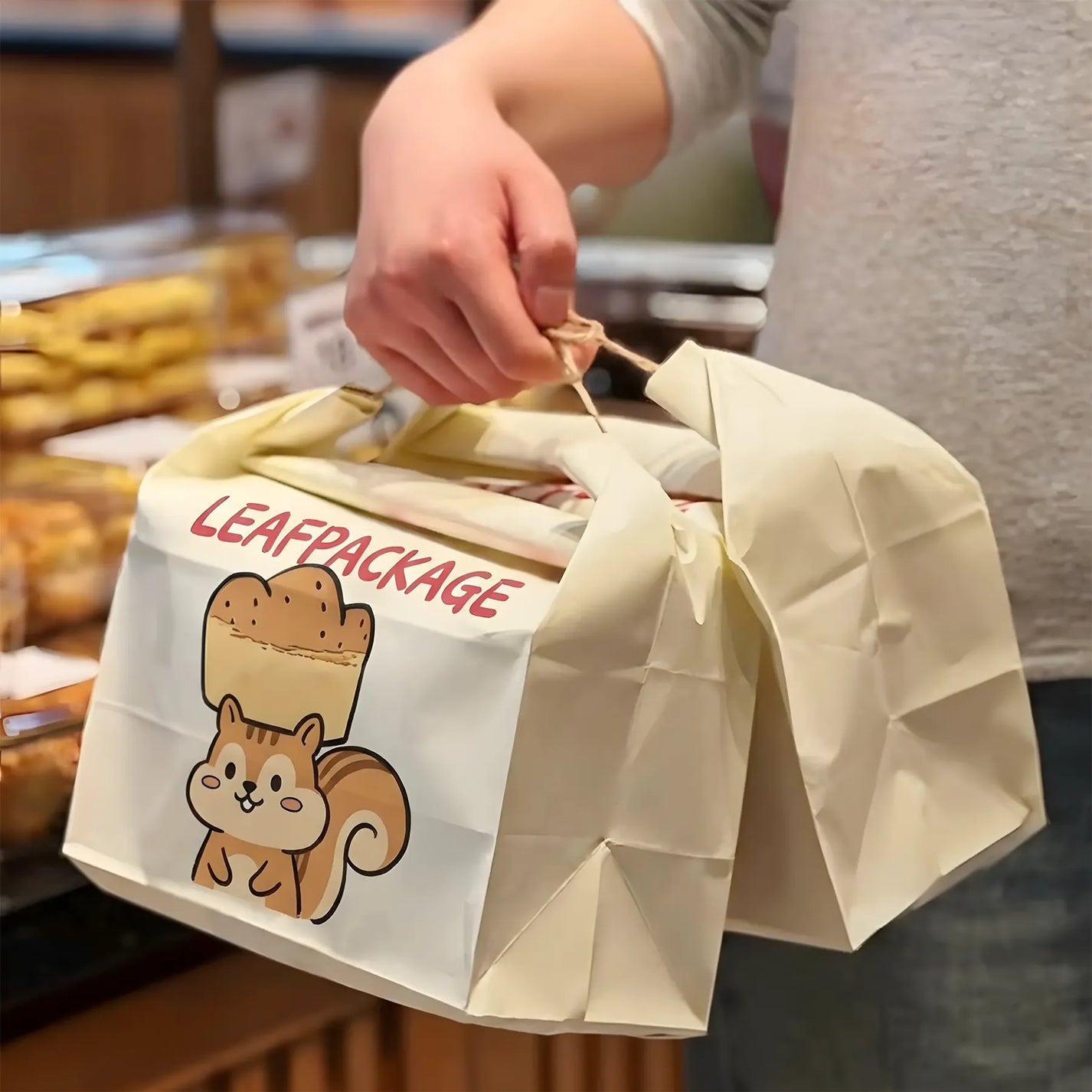 Custom Bread Bags with Jute Handles