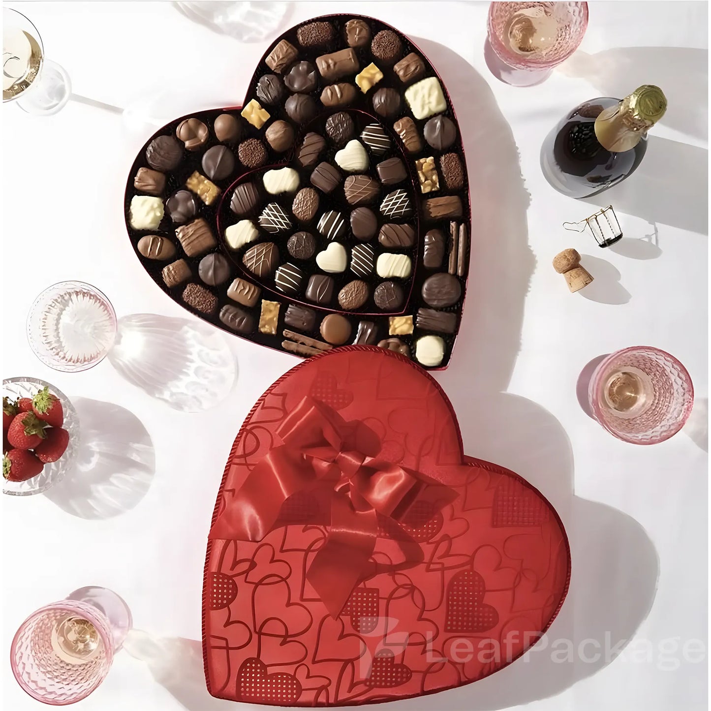Custom Heart-Shaped Candy Tin
