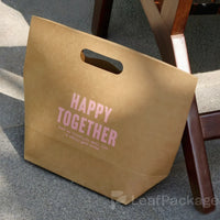 Custom Kraft Die Cut Handle Bag
