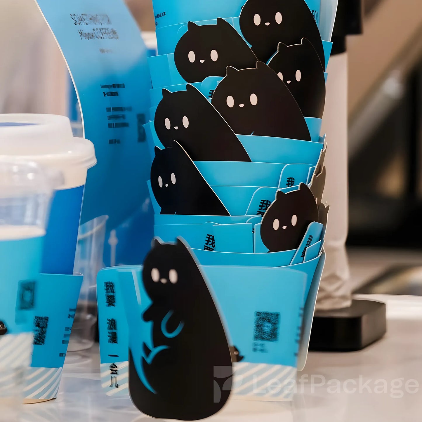 Custom Die-Cut Coffee Cup Sleeves