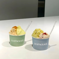 3oz Custom White Paper Ice Cream Cups for Samples