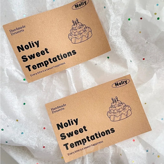 Custom Kraft Stickers