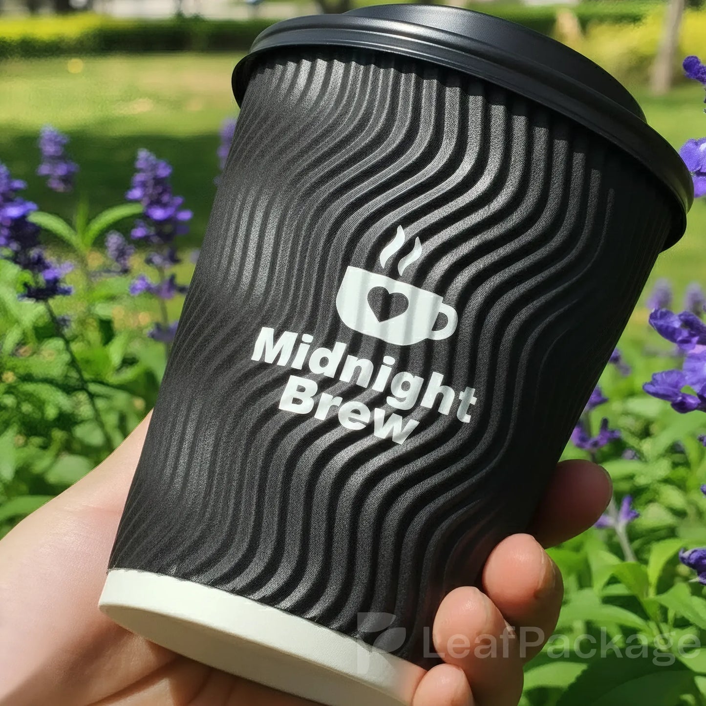 Custom Branded Corrugated Paper Coffee Cup