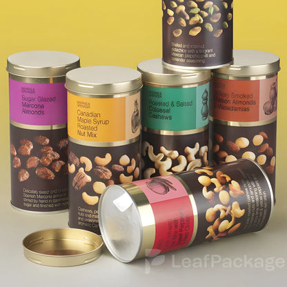 Custom Snack & Nut Paper Tube