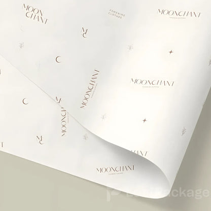 Custom White Kraft Packaging Paper