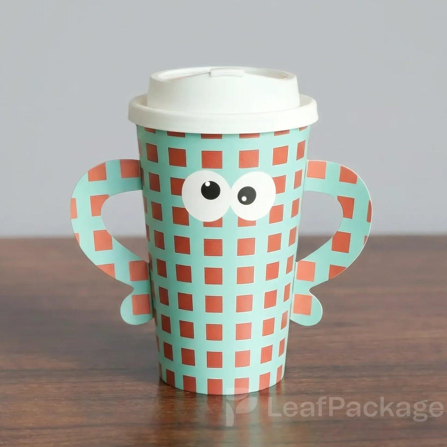 Custom Double Handle Coffee Cups