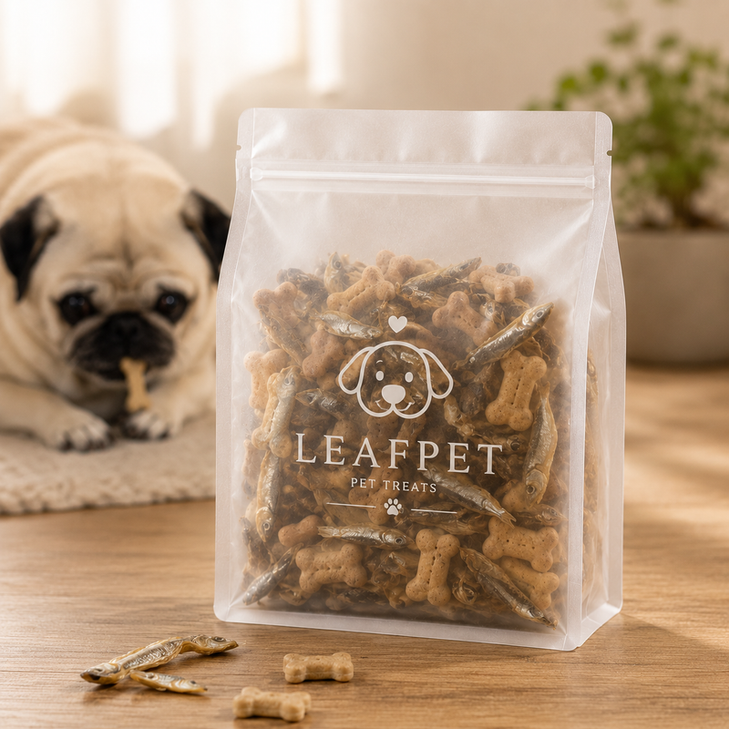 Custom Resealable Matte Pet Food Bags with Valve