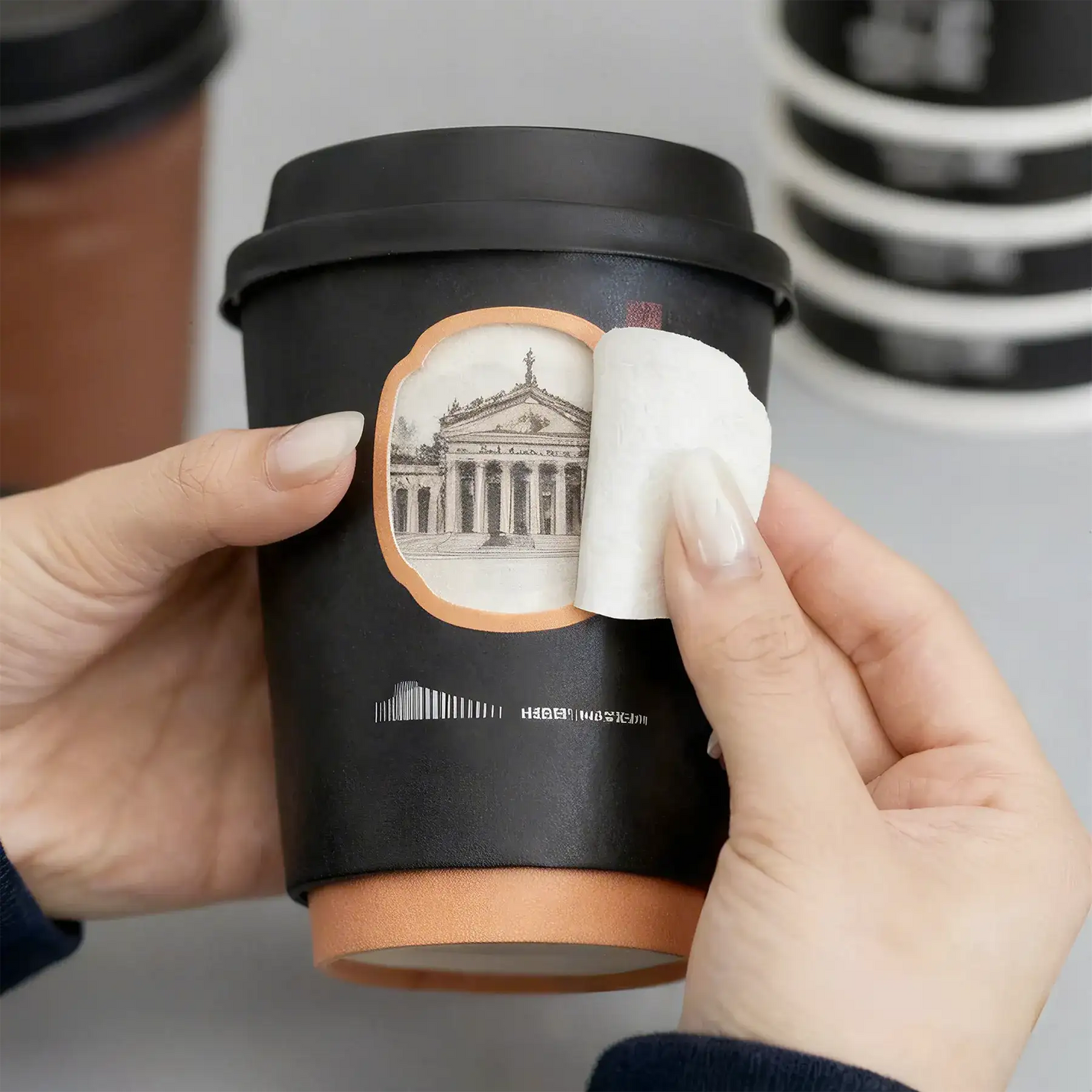 Custom Die-Cut Window Paper Cups