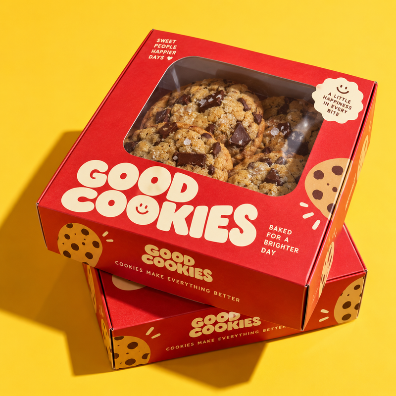Custom Cookie Boxes | Printed Bakery Cookie Packaging