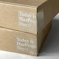 Custom Clear Stickers