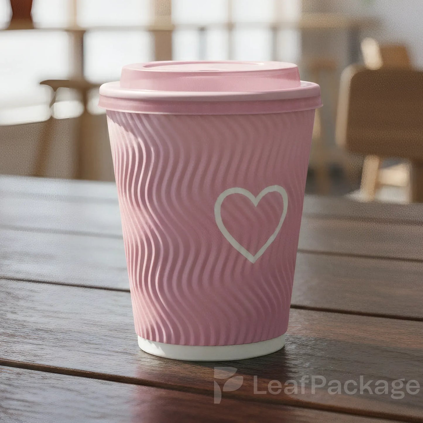 Custom Branded Corrugated Paper Coffee Cup