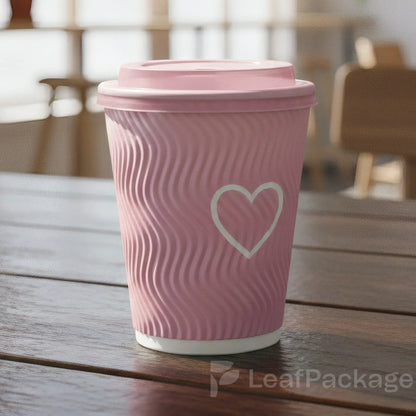 Custom Branded Corrugated Paper Coffee Cup