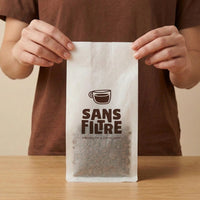 Custom Vertical Tissue Paper Coffee Bag