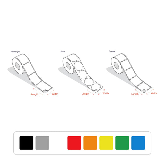 Custom Coated Sticker Rolls