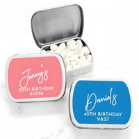 Custom Mint Candy Tin