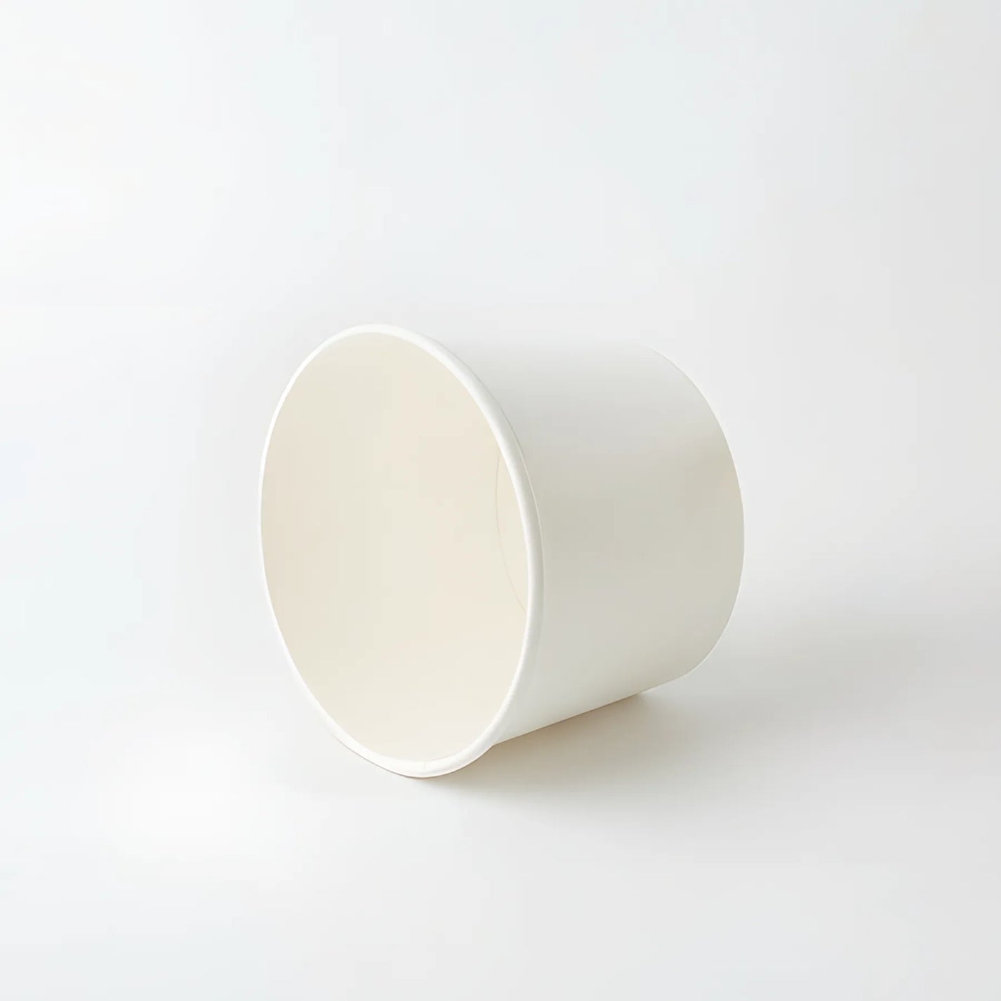 Wholesale Plain White Recyclable Ice Cream Paper Cups