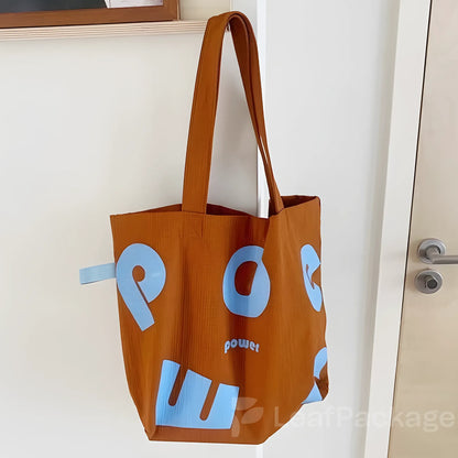 Custom Bubble Cotton Tote Bag