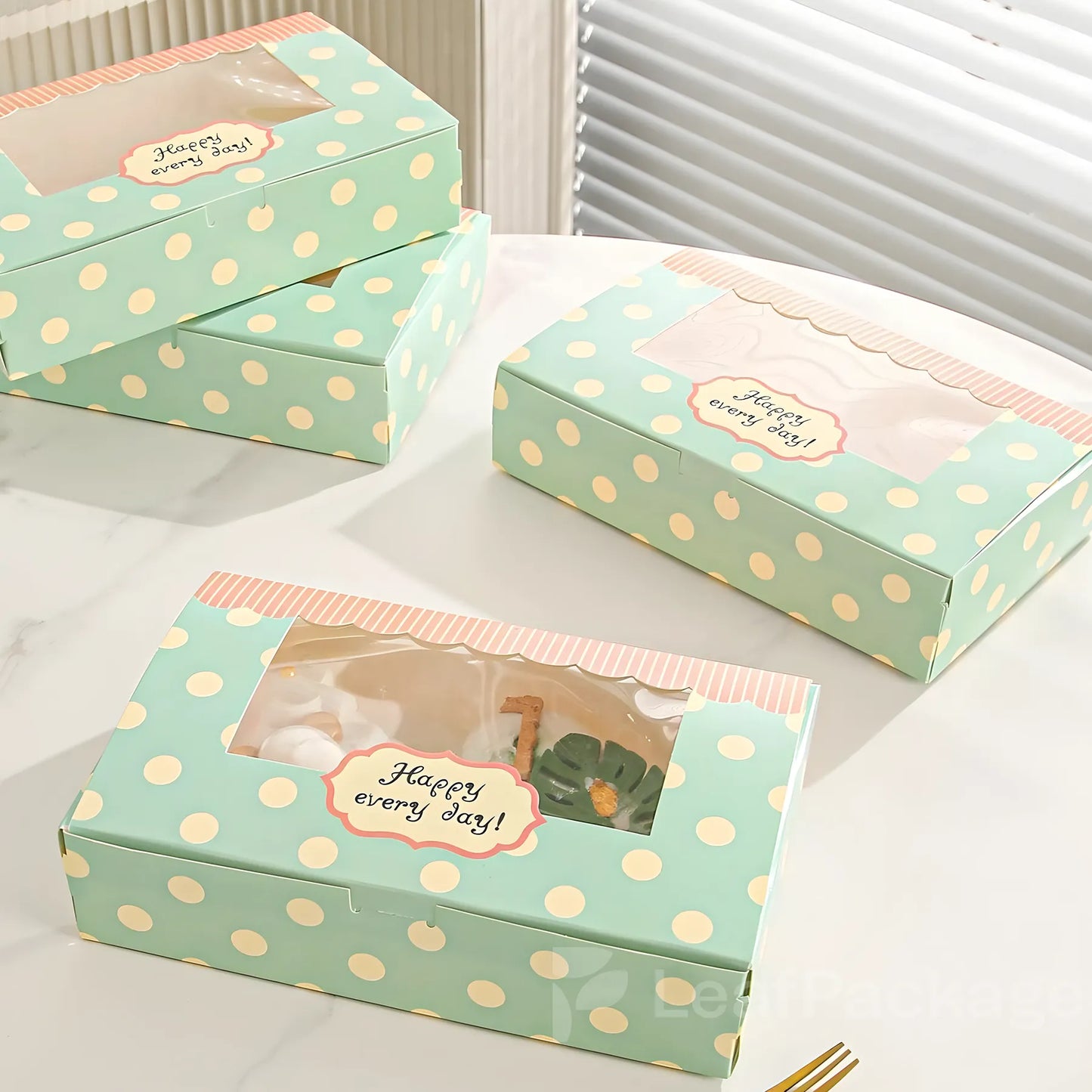 Custom Window Cupcake Boxes