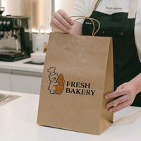 Custom Paper Bakery Bags with Logo