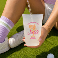 Custom 16oz PP Frosted Stadium Cups with Logo