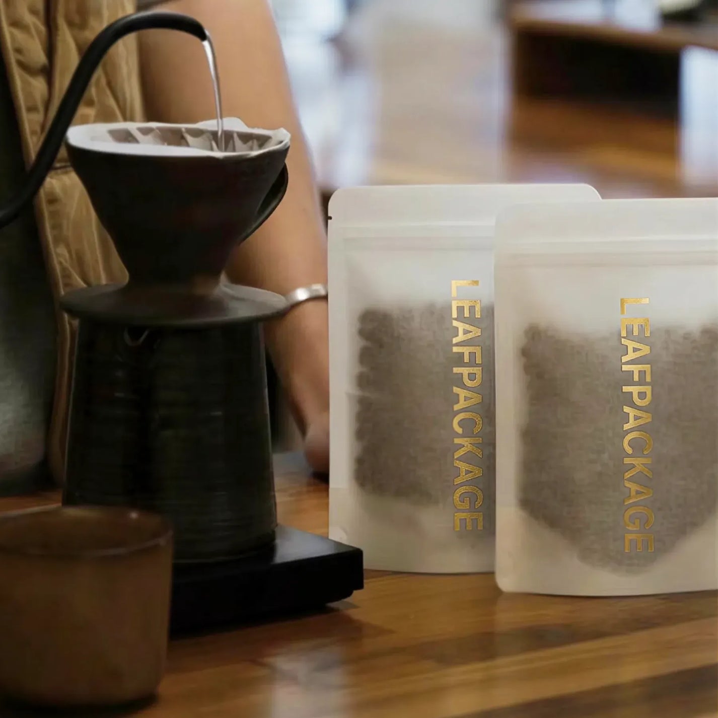 Custom Tissue Paper Coffee Pouch