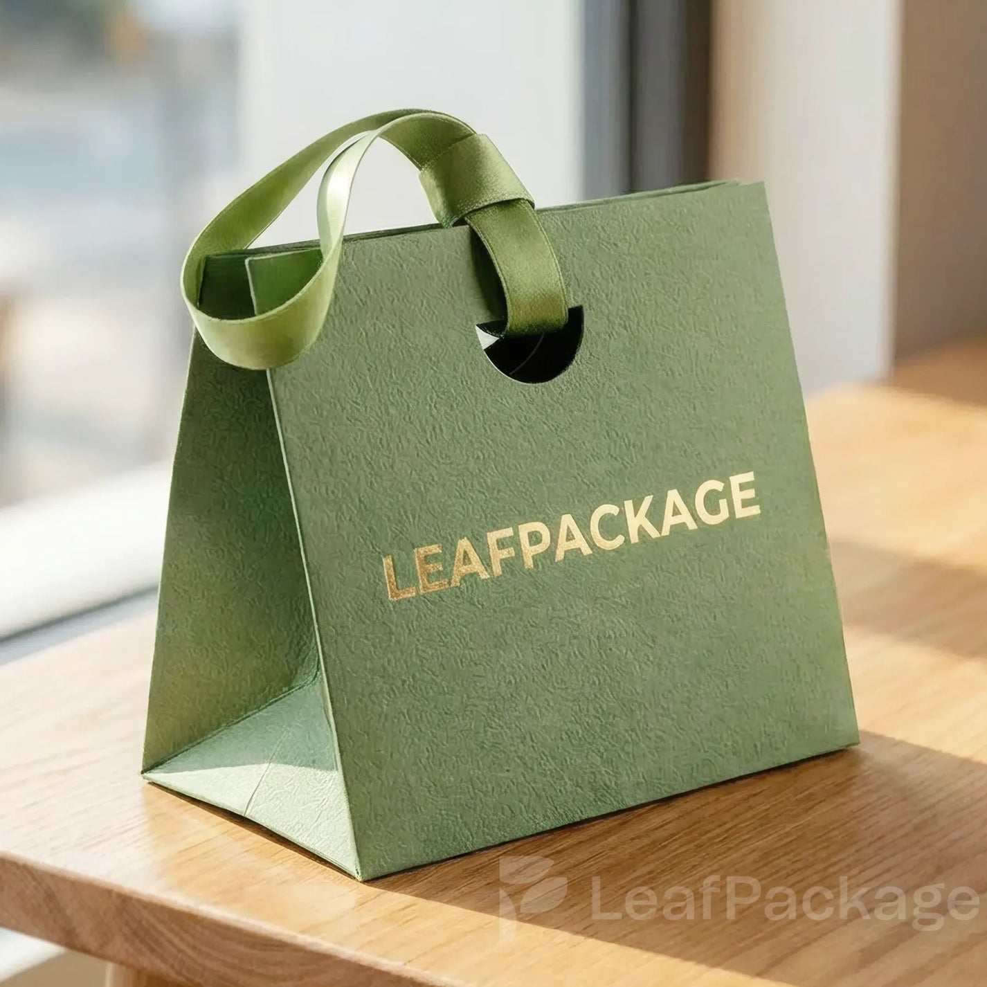 Custom Printed Ribbon Handle Gift Bags