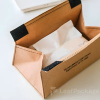 Custom  Kraft Paper Tissue Box