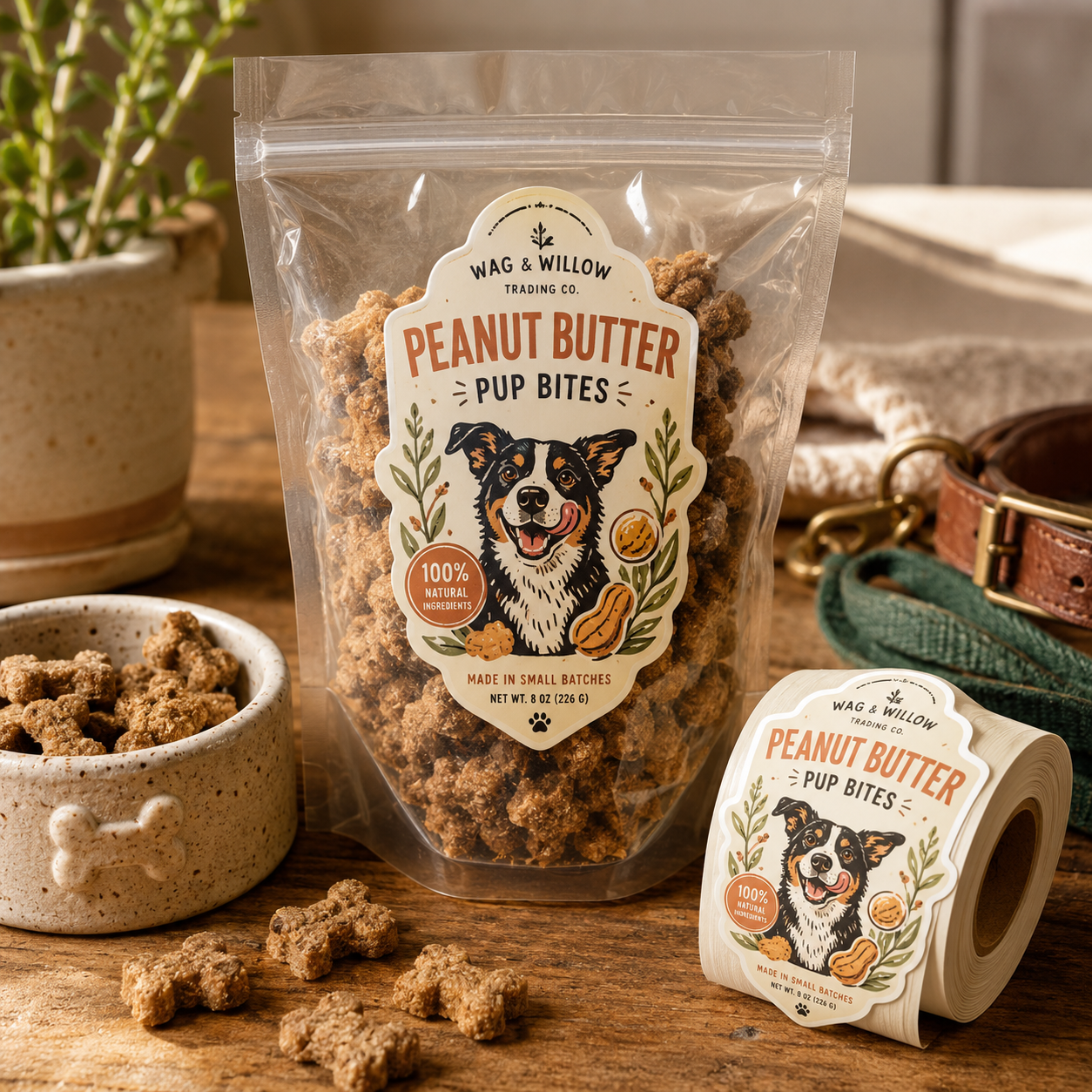 Custom Labels and Stickers for Coffee Bags and Snack Packaging