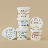Custom Printed Ice Cream Paper Cup with Paper Lids