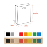 Custom Kraft Die Cut Handle Paper Bag