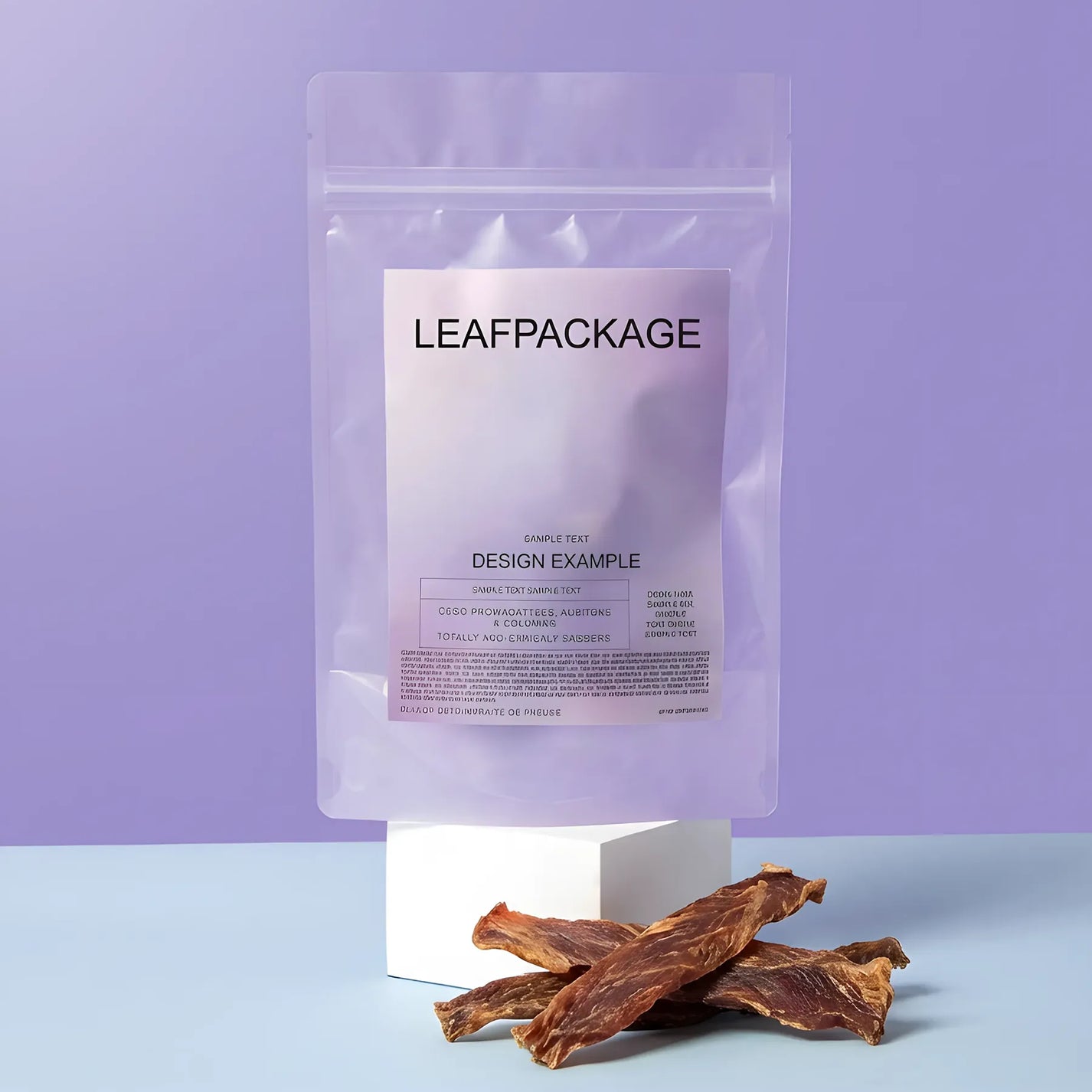 Custom Freeze-Dried Pet Treat Packaging Bags