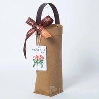 Custom Kraft Paper Wine Bag