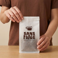 Custom Tissue Paper Tin Tie Coffee Bags